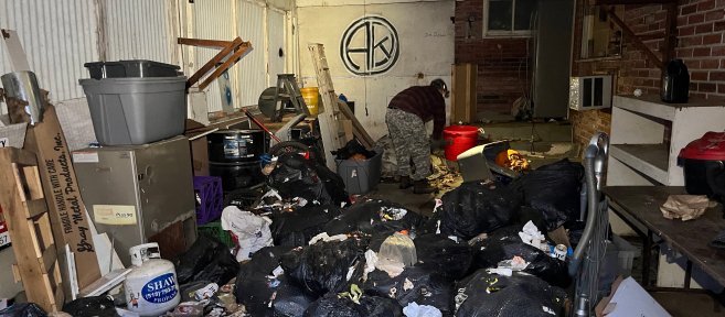 Full property cleanout in progress in Glens Falls NY